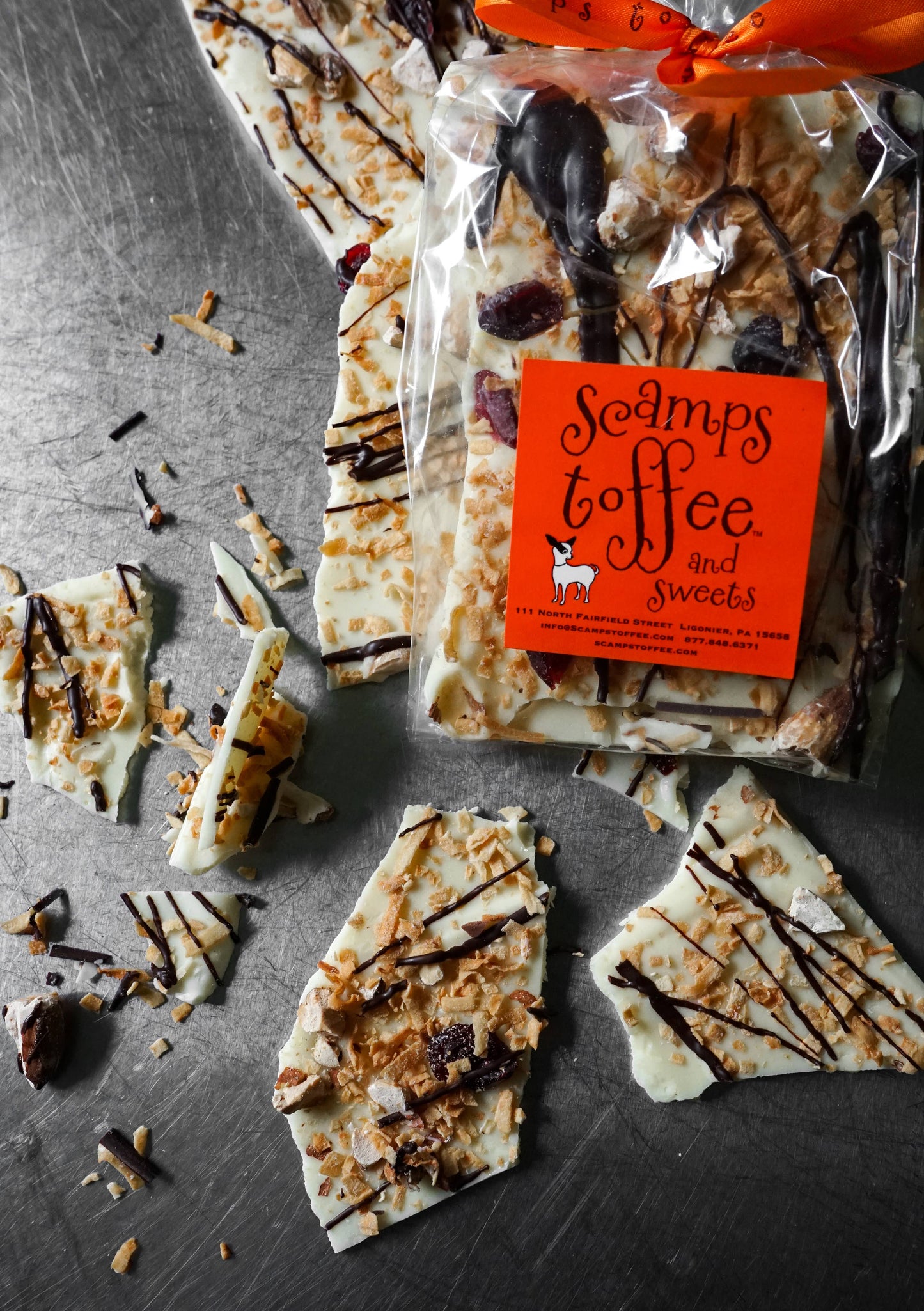 Scamps Toffee - 4oz Florida Bark Bag