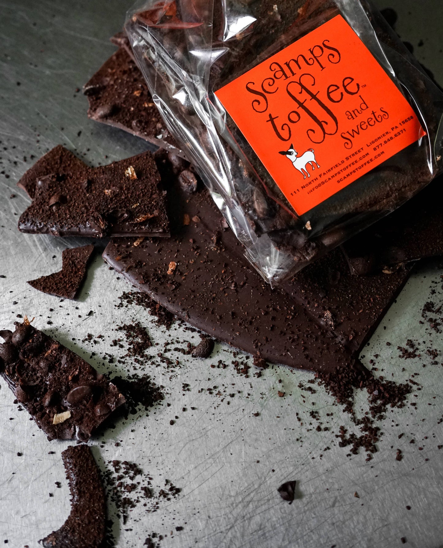 Chocolate 4oz Seattle Bark Bag