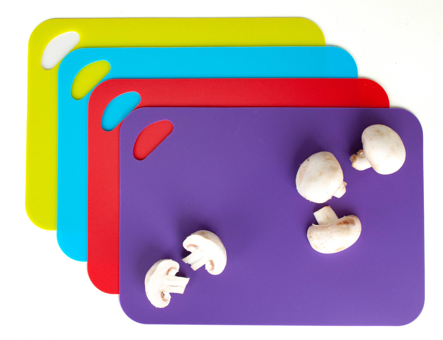 KITCHEN BASICS Cutting Mat 4PC/ST Large Assorted Colors