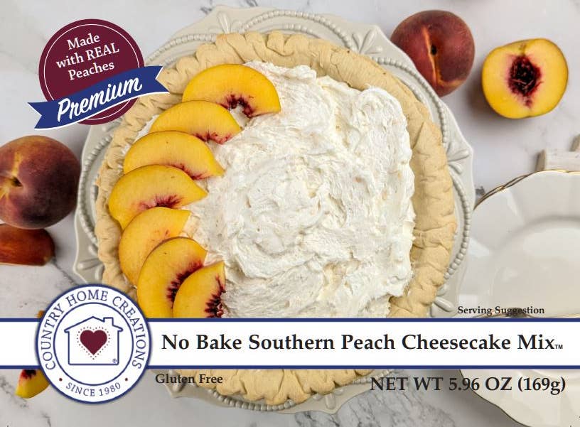 Country Home Creations - No Bake Southern Peach Cheesecake Mix