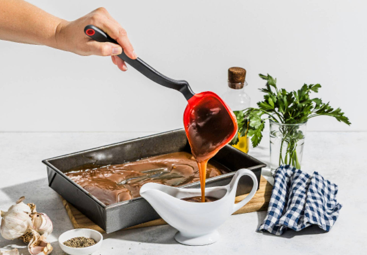 Dreamfarm - Fladle® - Fold Flat Silicone Ladle