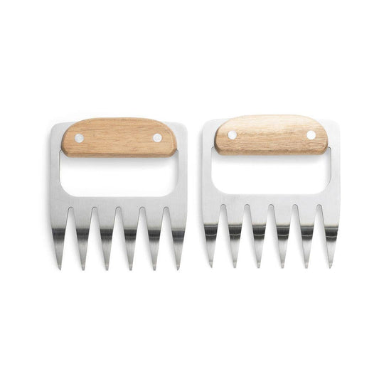 Fox Run Brands - Outset Stainless Steel Meat Shredding Bear Claws,4.4" x 4.2"
