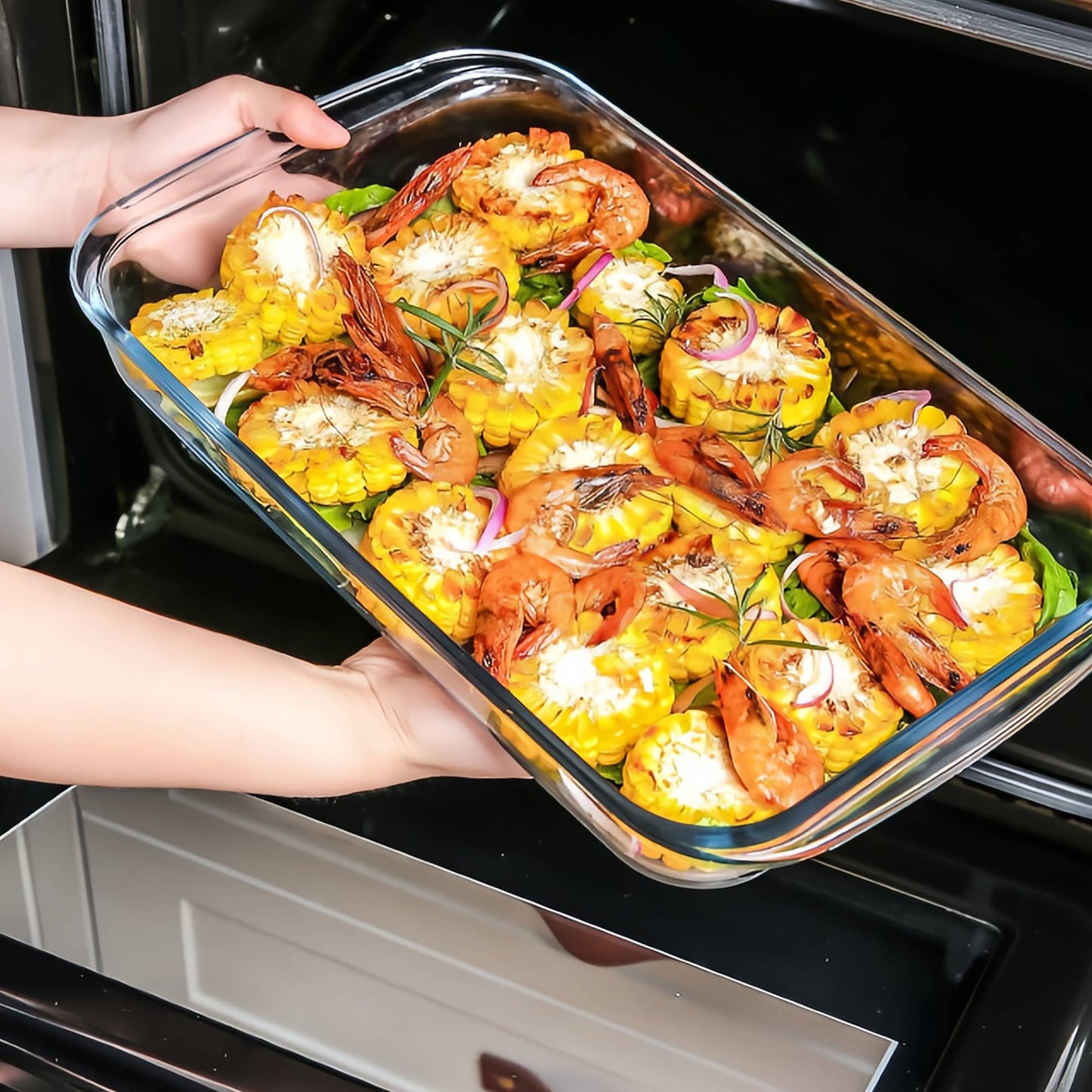 Fox Run Brands - Fox Run Glass Baking Pan & Lid, 9" x 13"