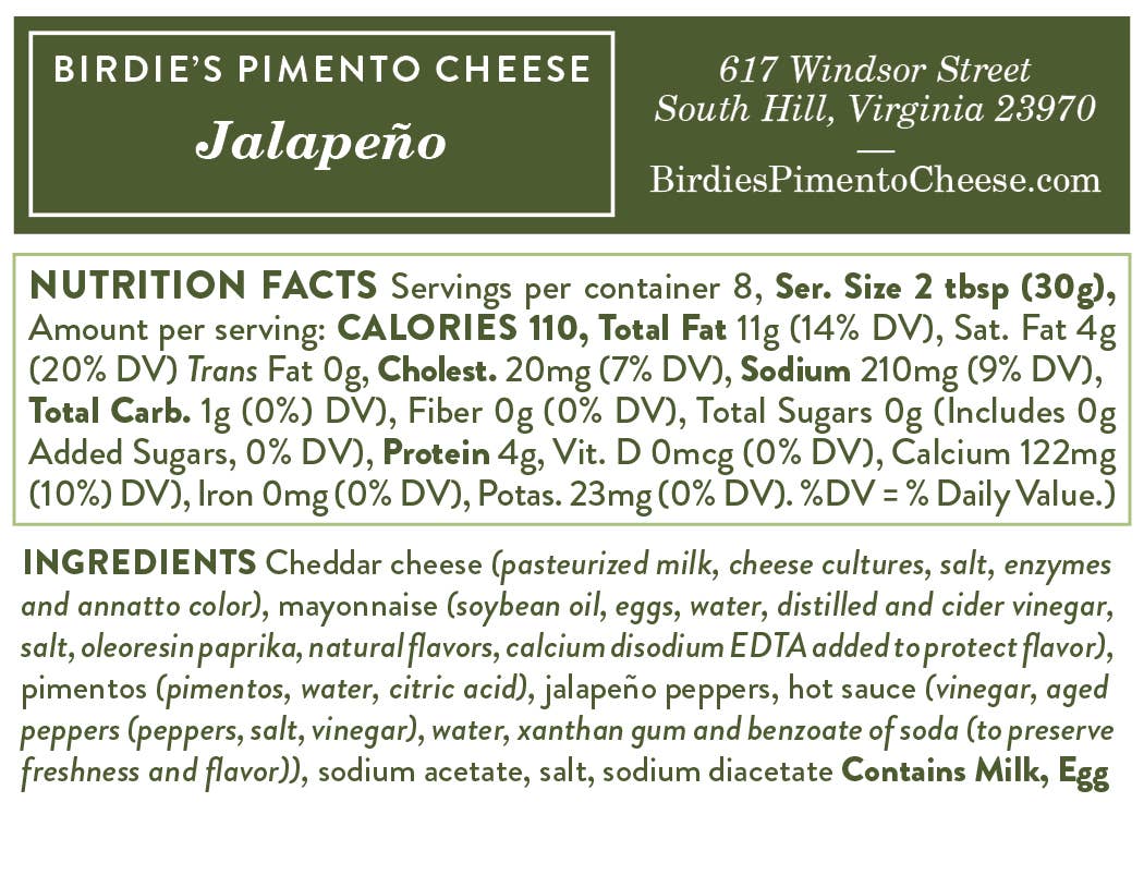 Birdie's Pimento Cheese - Booster Pack: Click the box, give us the details