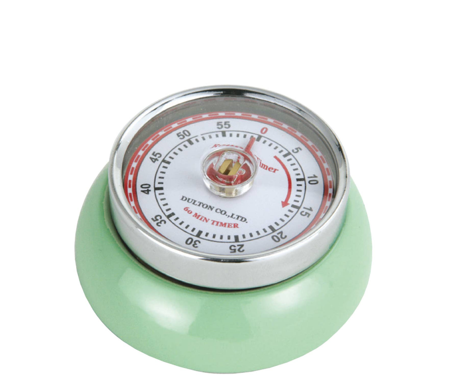 Frieling USA - "Retro" Kitchen Timer, Mint Green, 2.75” x 1.25"