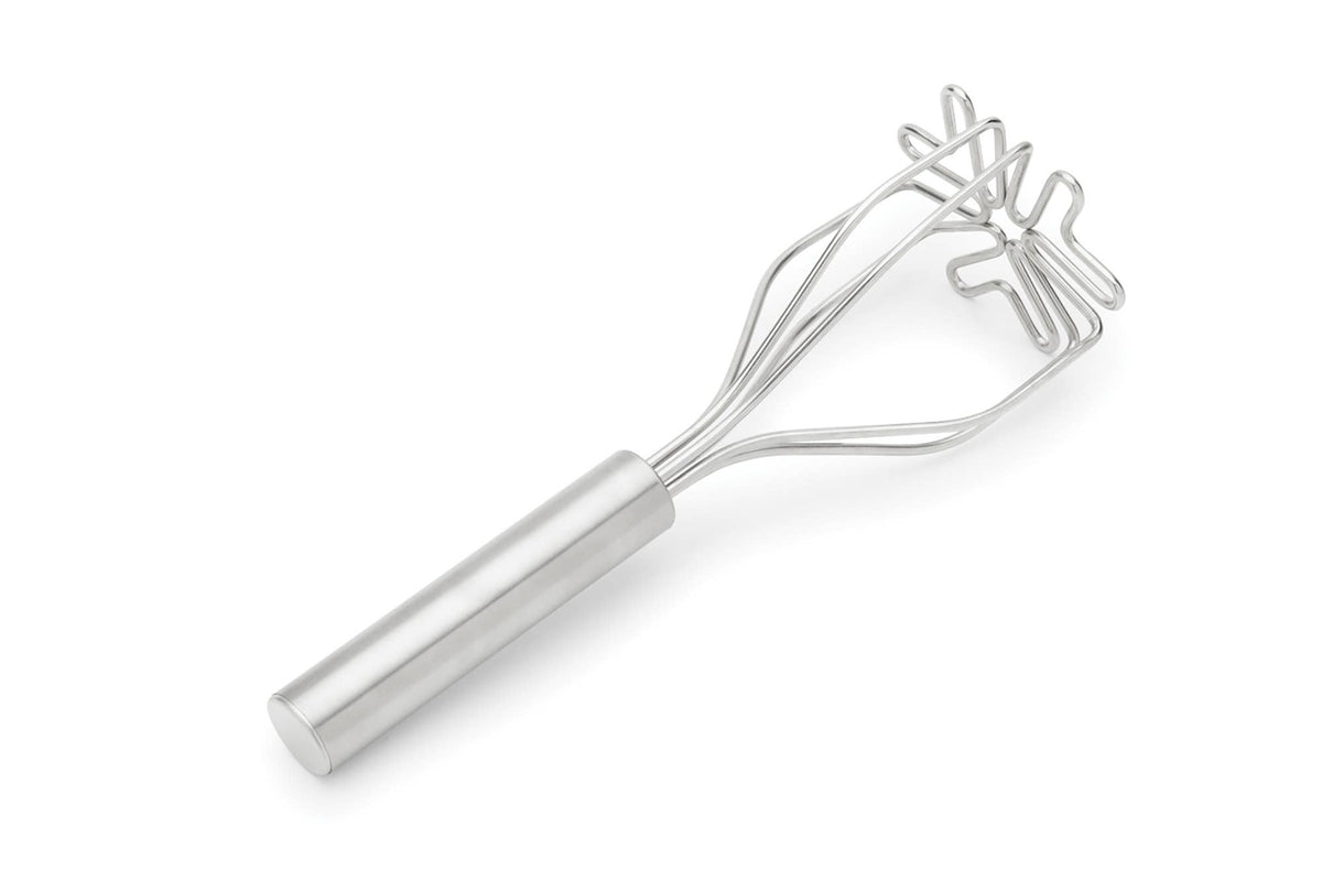 Fox Run Brands - Fox Run 2-in-1 Mixer Stainless Steel Potato Masher, 10.5"