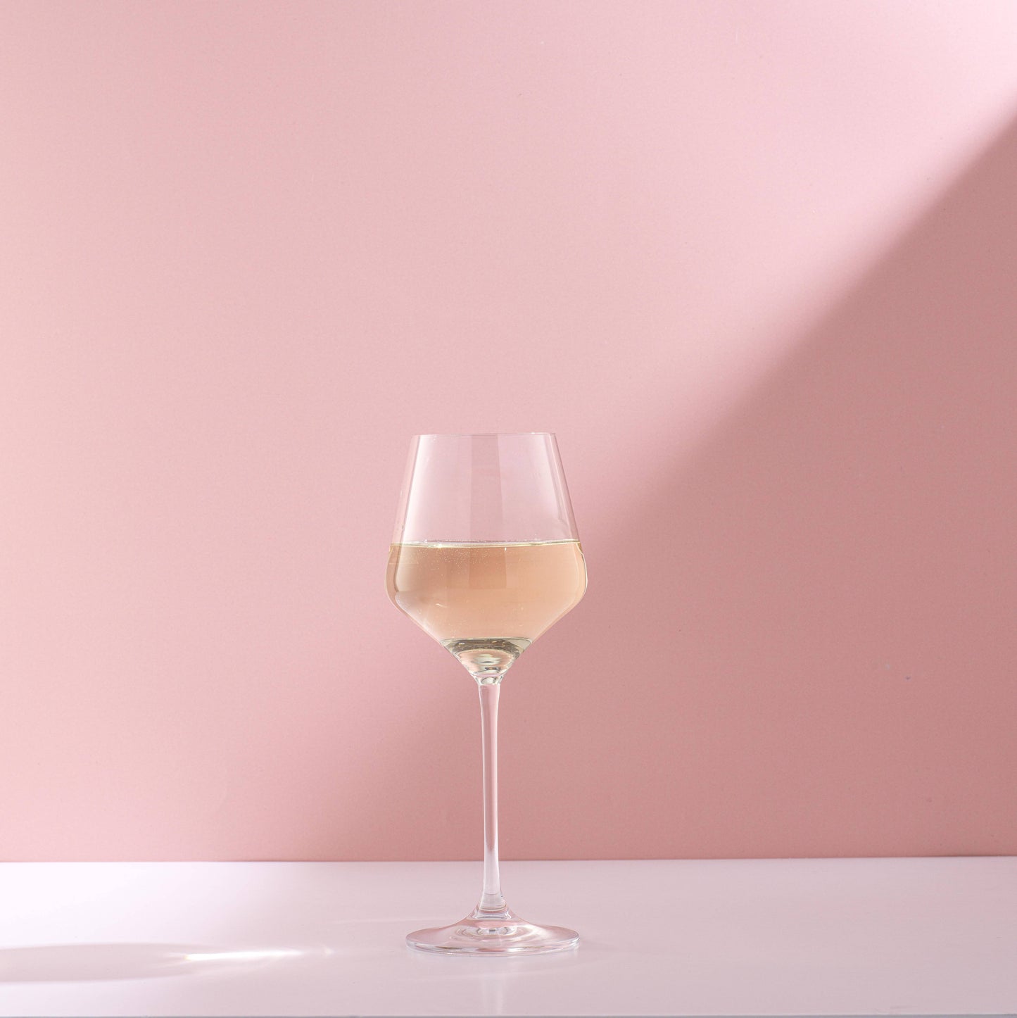 JoyJolt - Layla White Wine Glasses, 13.5 Oz Set of 4