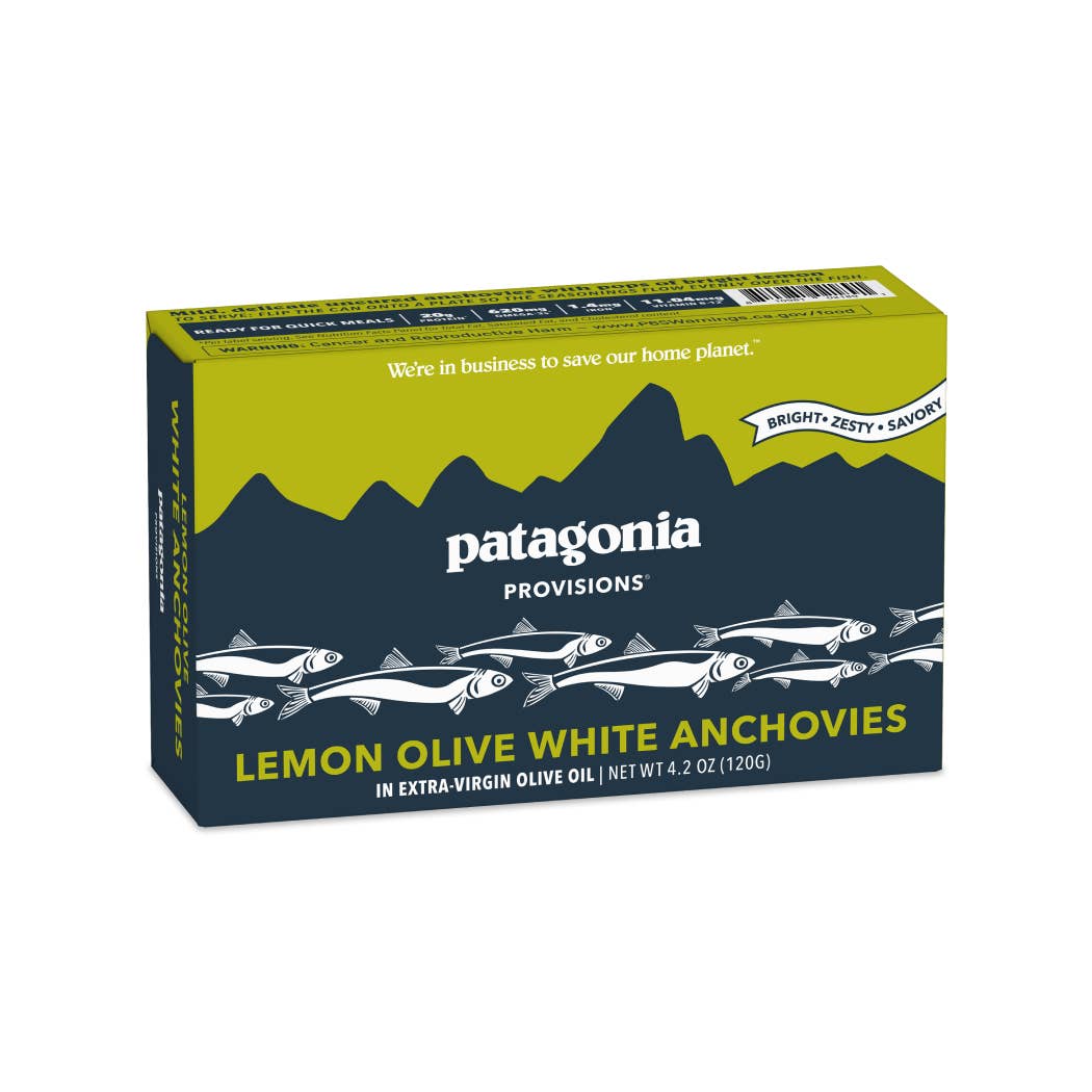 Patagonia Provisions - Lemon Olive Spanish White Anchovies - Tinned Fish