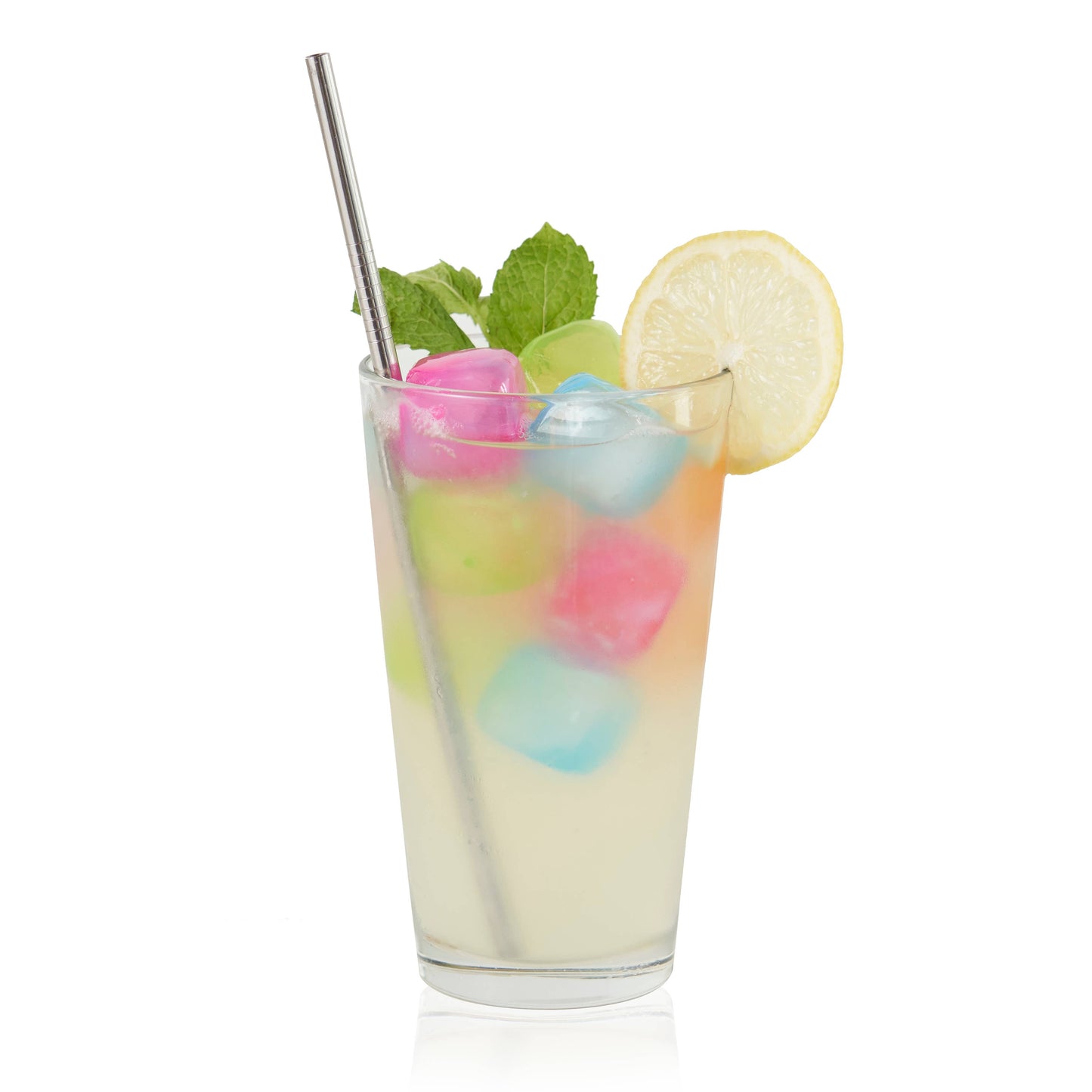 Chill Reusable Plastic Ice Cubes - Asst Colors - Pack of 16