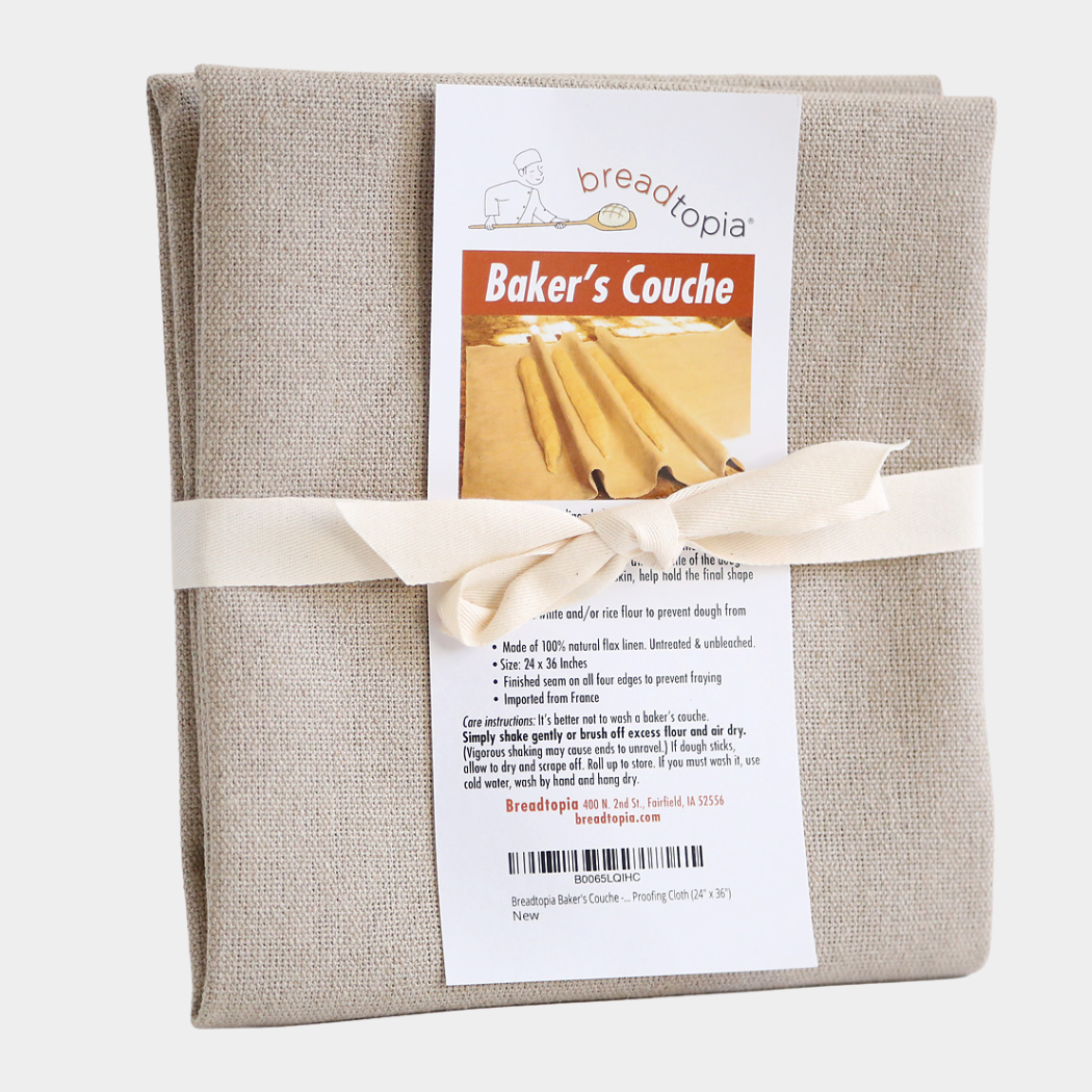 Breadtopia - Standard Flax Linen Baker’s Couche for Bread Proofing