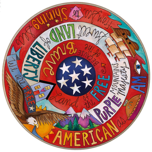 Sticks - Wood Lazy Susan | "Americanarama"