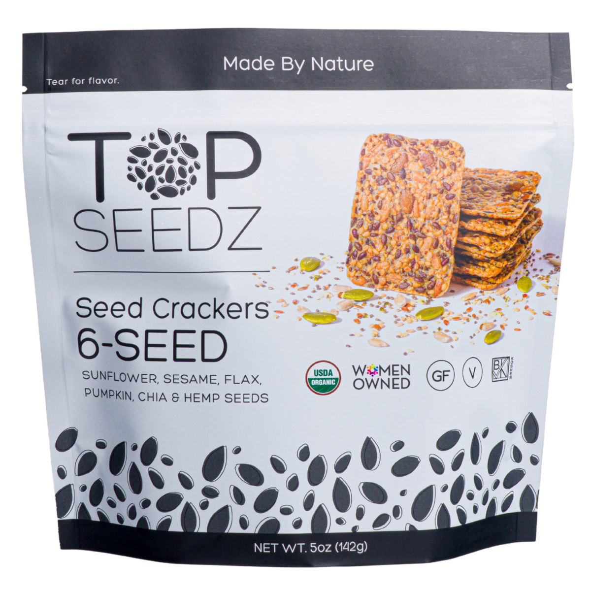 Top Seedz - 6-Seed Crackers- 5oz