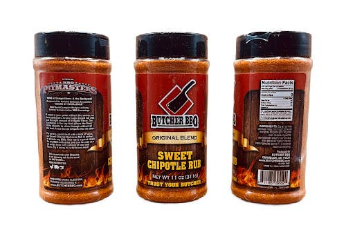 Butcher BBQ Inc - Sweet Chipotle Barbecue Rub / Dry Rub Seasoning / Spices