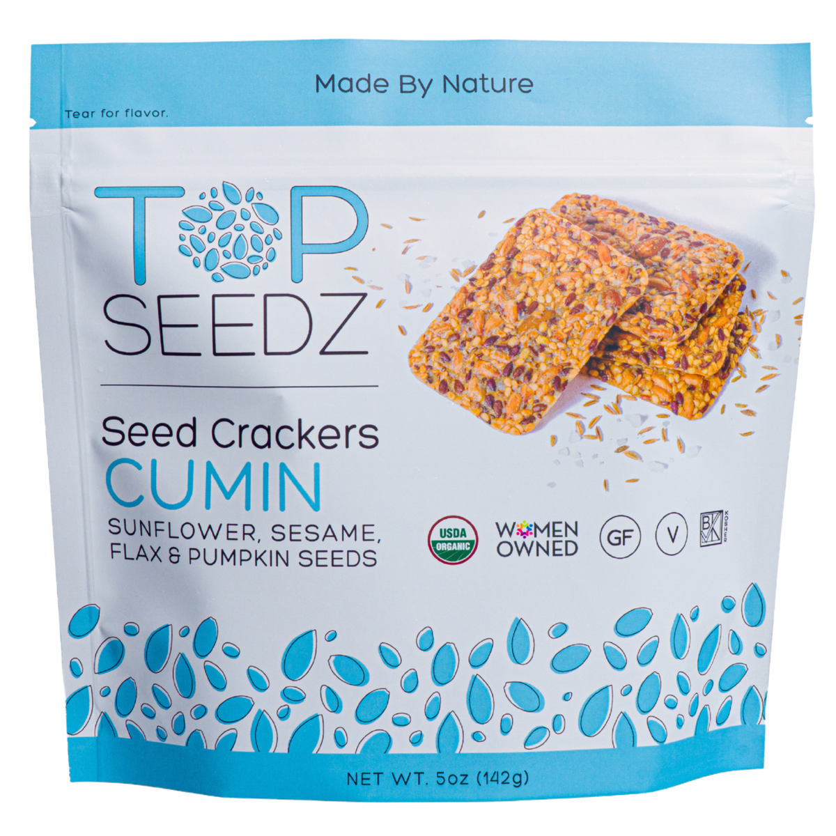 Top Seedz - Cumin Crackers - 5oz
