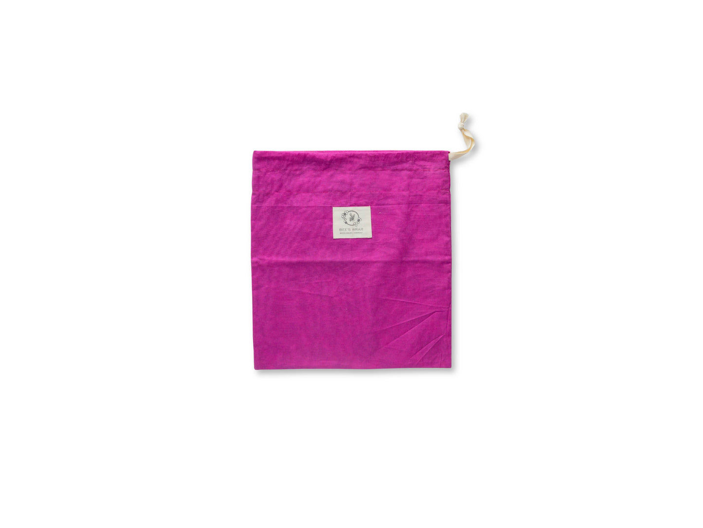 Bee's Wrap - Bees Wrap Reusable Beeswax Lined Artisan Bread Bag - Magenta