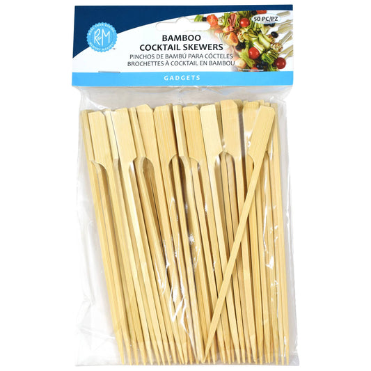 R&M International - Bamboo Cocktail Skewers 50 Pack