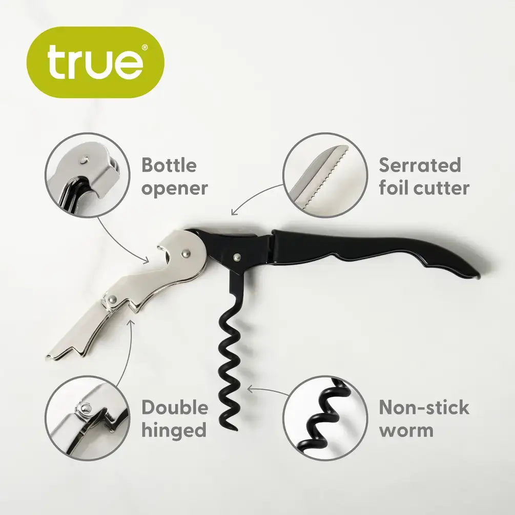 Truetap™ Double-Hinged Corkscrew - ASST COLORS