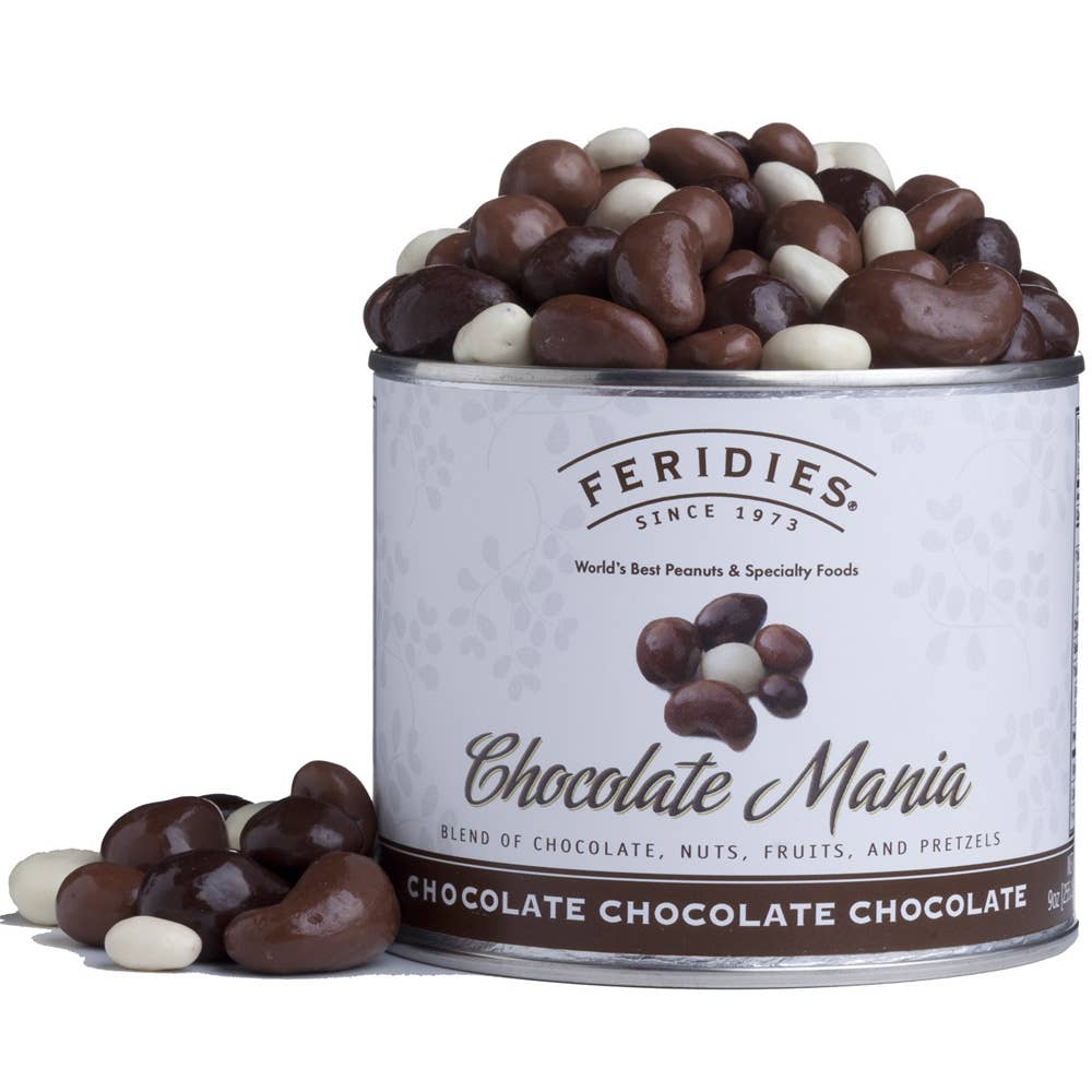 Tin Chocolate Mania Bridge Mix 9oz
