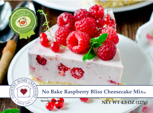No Bake Raspberry Bliss Cheesecake Mix