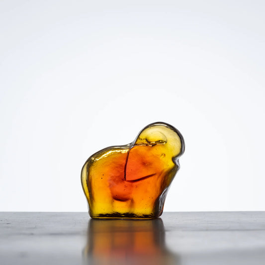Blenko Tangerine Elephant