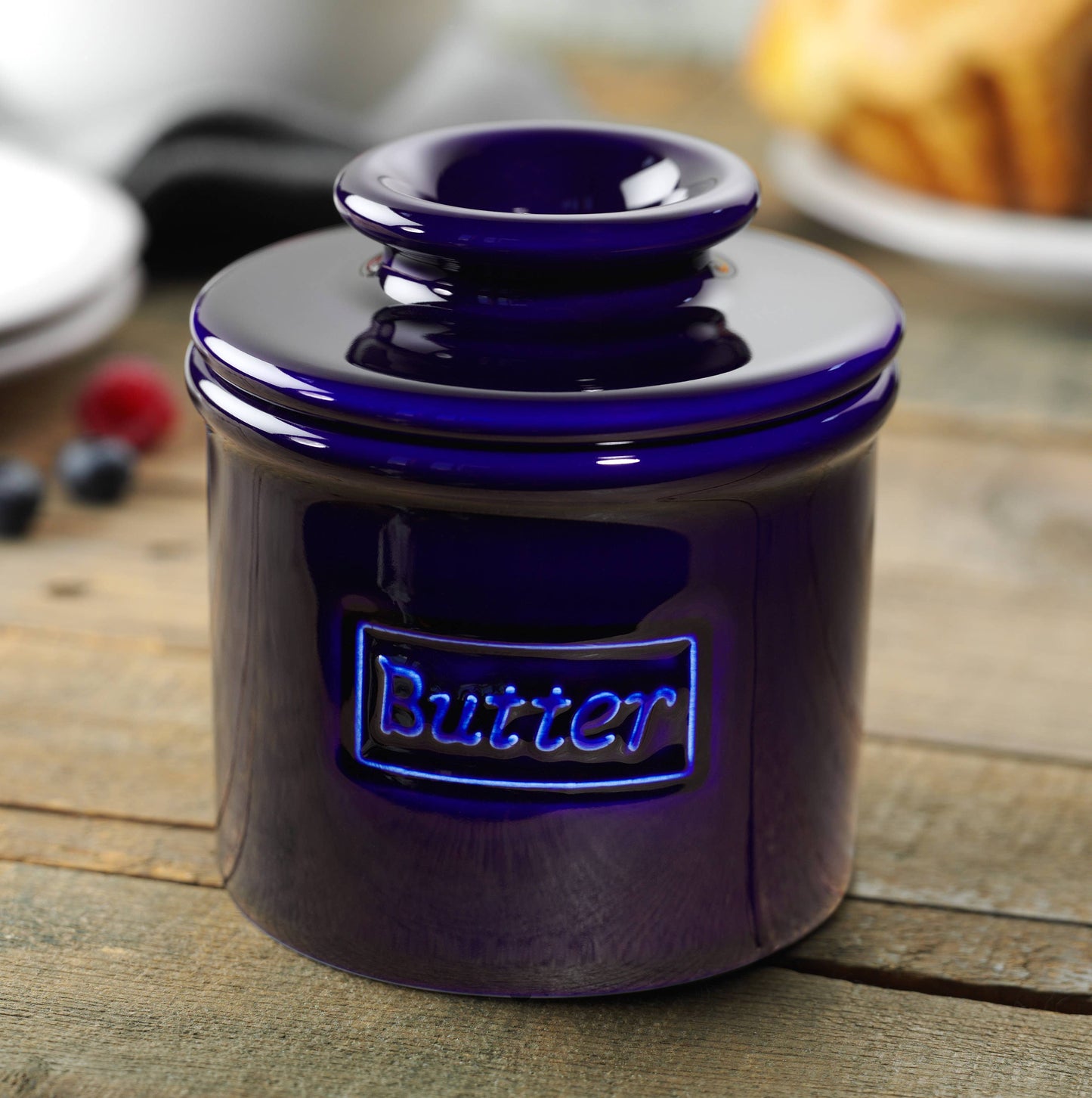 The Original Butter Bell® Crock - The Original Butter Bell® Crock - Cafe Cobalt Blue