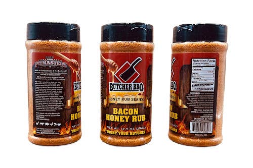 Butcher BBQ Inc - Honey Rub Bacon Flavor-Sweet Honey taste with Smokey Bacon