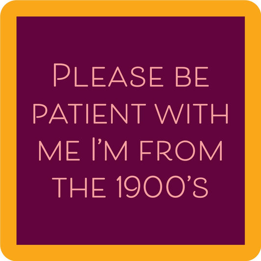 Drinks on Me - COASTER 1900'S | Funny Party Gift | Home Bar Decor
