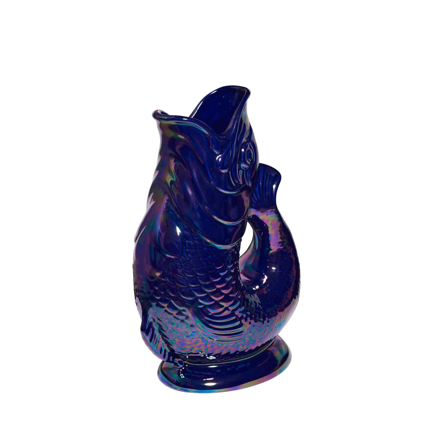 The Original Gluggle Jug Factory - Cobalt Lustre Gluggle Jug