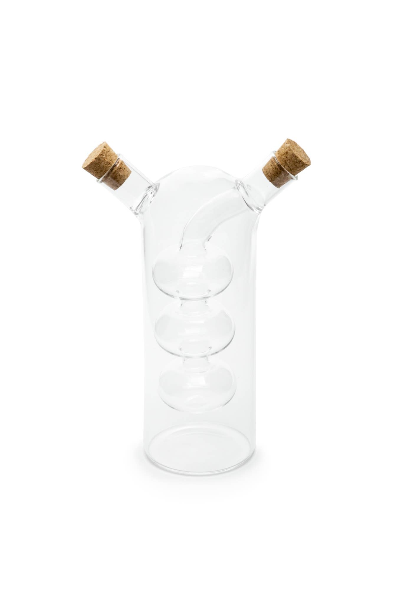 Fox Run Oil and Vinegar Glass Bottle, Bubbles, 8.5-Ounce