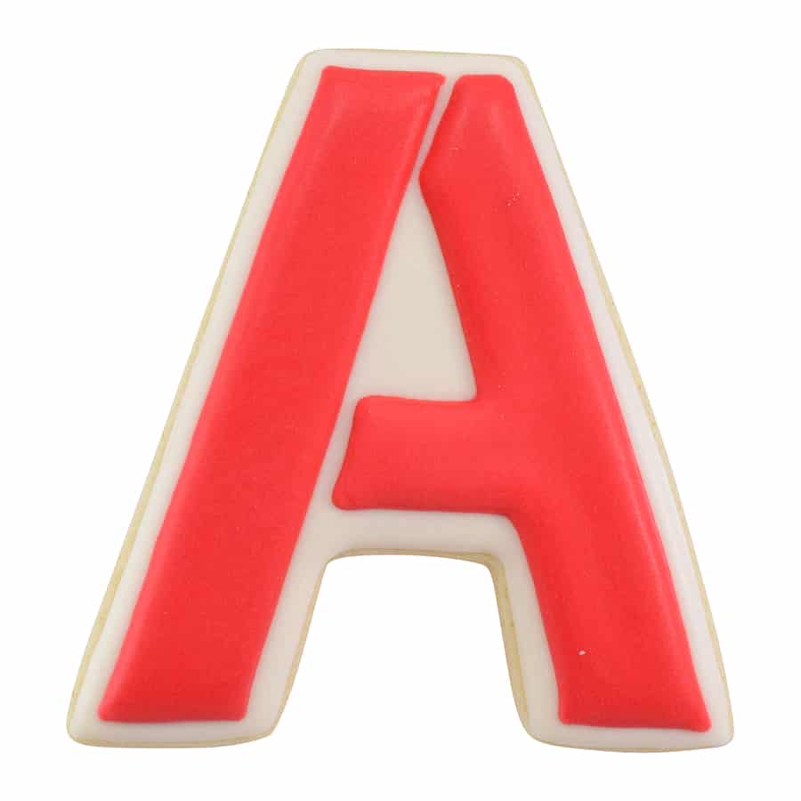 R&M International - Letter A Cookie Cutter (3")