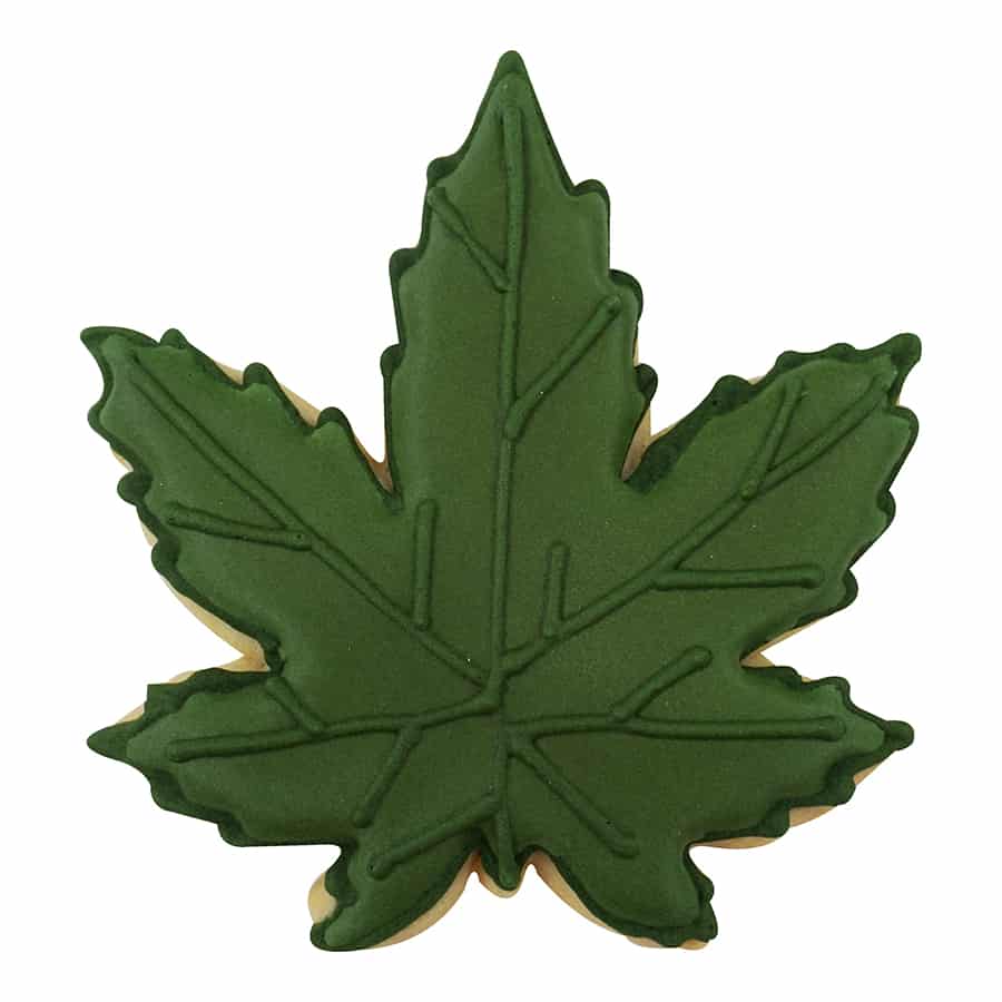 R&M International - Marijuana Leaf Cookie Cutter (4")