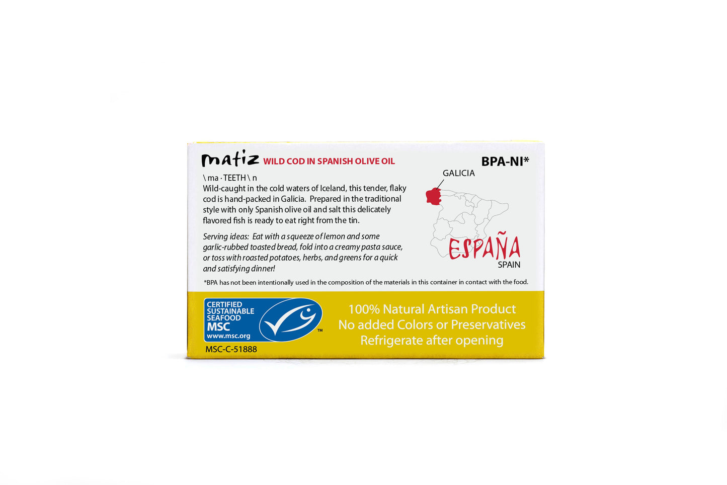 Matiz - Matiz Espana - Wild Cod in Spanish Olive Oil