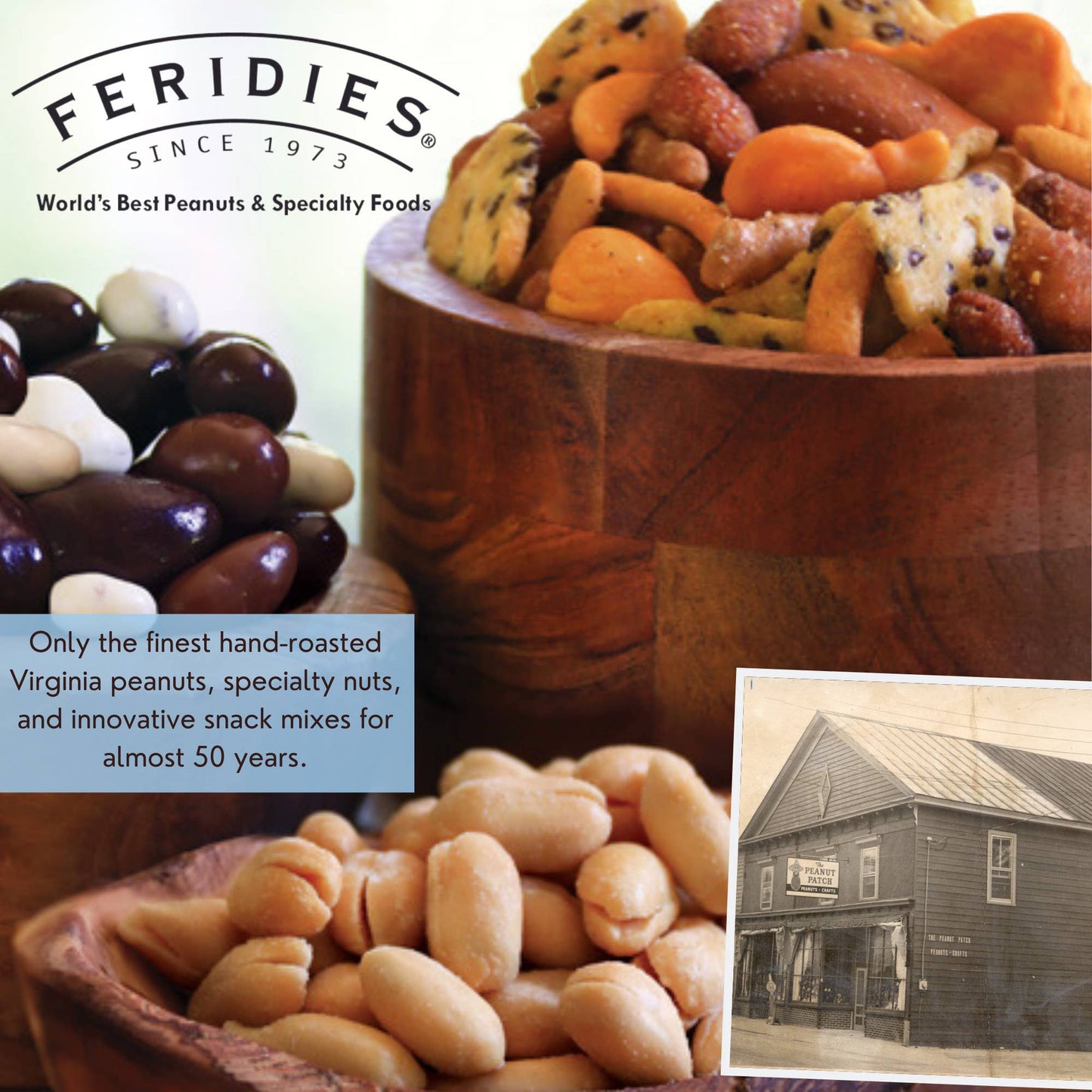 Feridies  9oz Tin Happy Hour Heat Snack Mix