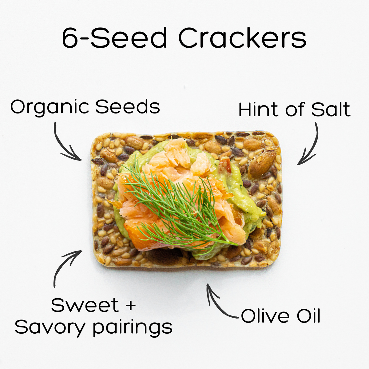 Top Seedz - 6-Seed Crackers- 5oz