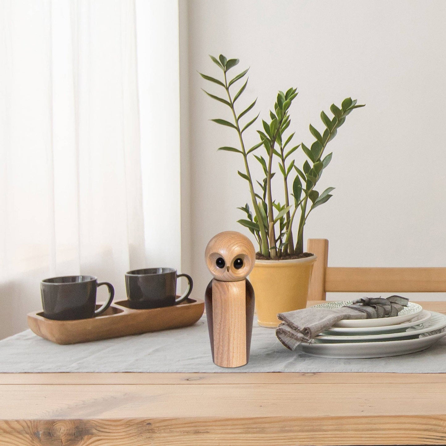 Totally Bamboo - Rock & Branch® Owl Refillable Pepper Mill