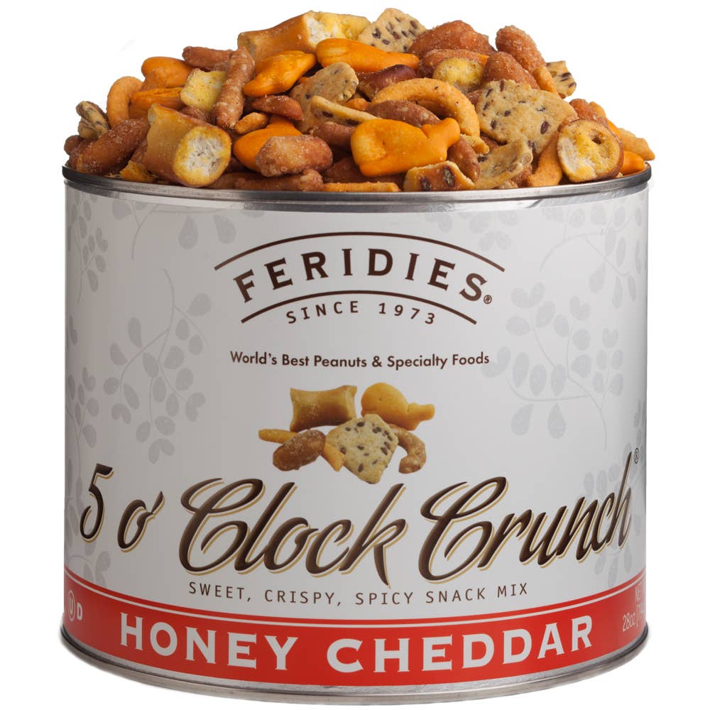 FERIDIES - 28oz Tin 5 O'Clock Crunch Snack Mix
