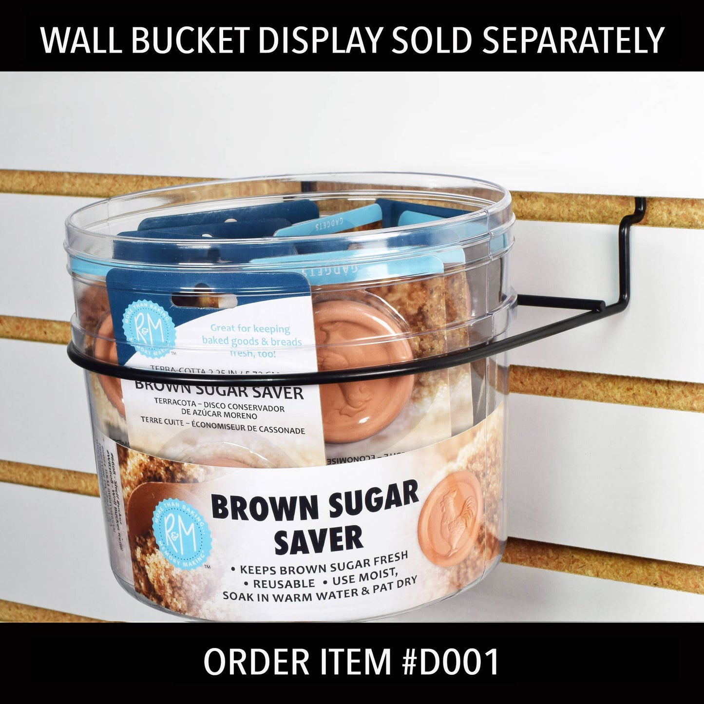 Wall Bucket Refill Brown Sugar Saver /12