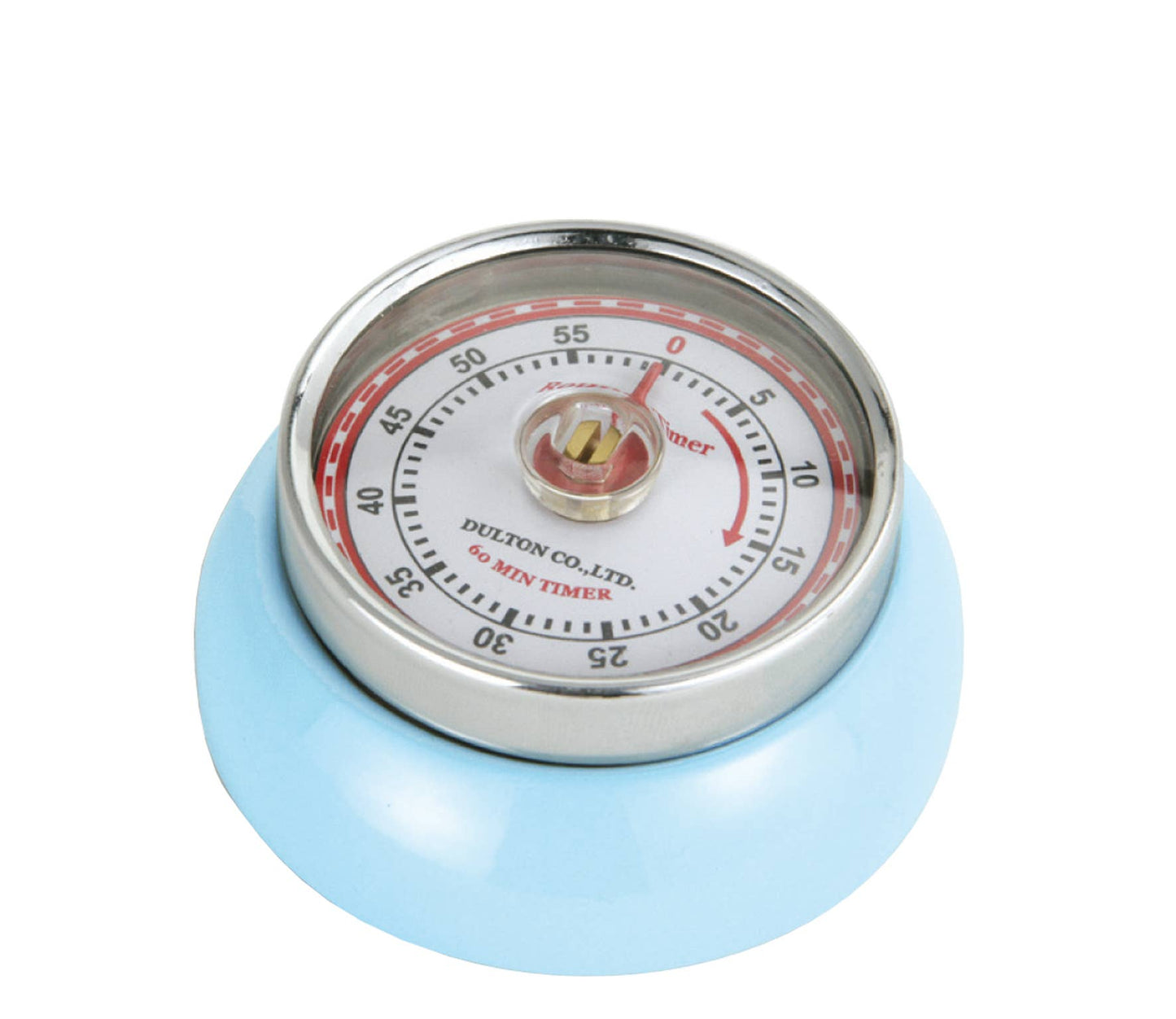 "Retro" Kitchen Timer, Light Blue, 2.75” x 1.25"