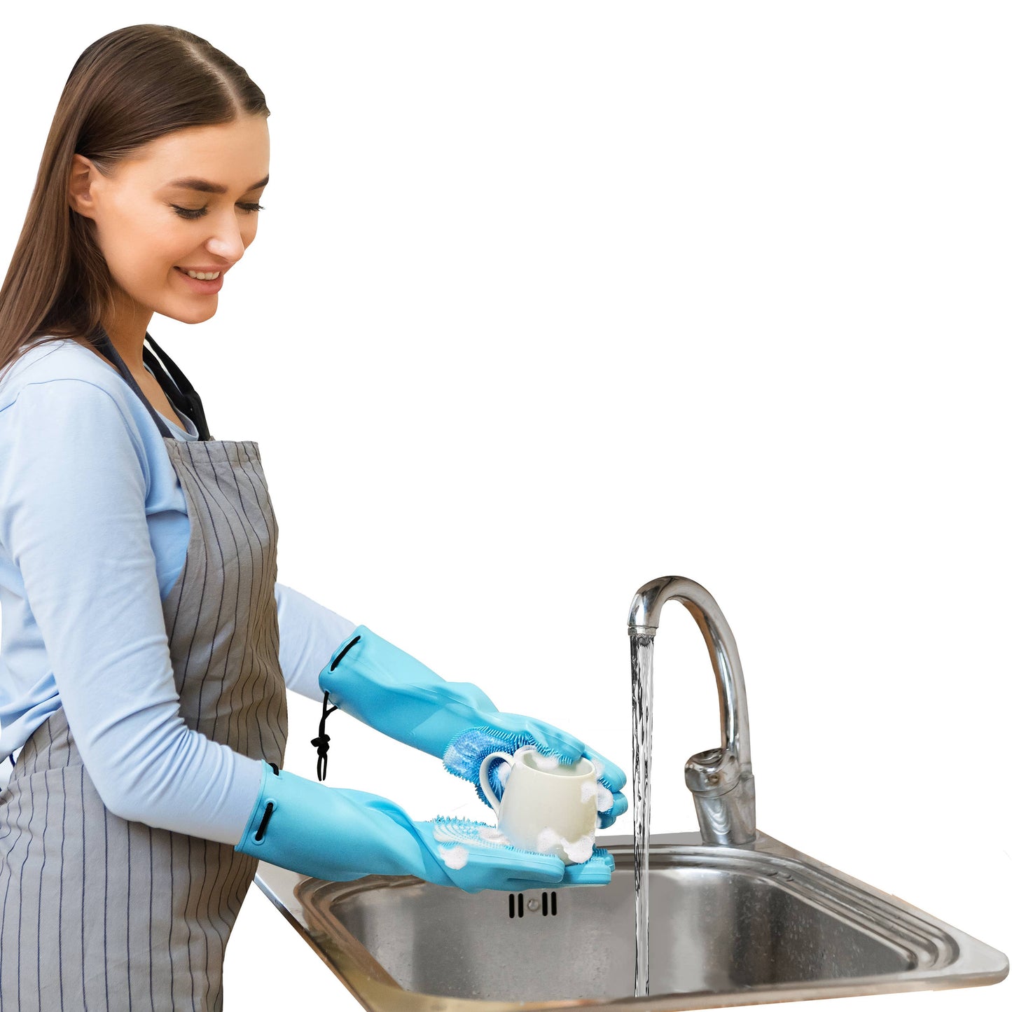 Jokari - Scrub 'n Suds™ • Silicone Scrubbing Gloves