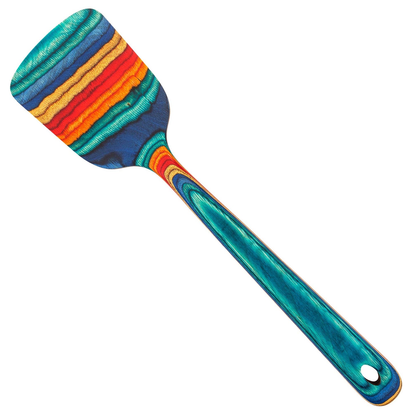 Totally Bamboo - Baltique® Montego Bay Colorful Wooden Spatula, 12.5"