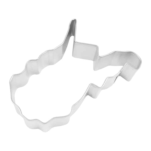 West Virginia State Cookie Cutter (4.25")