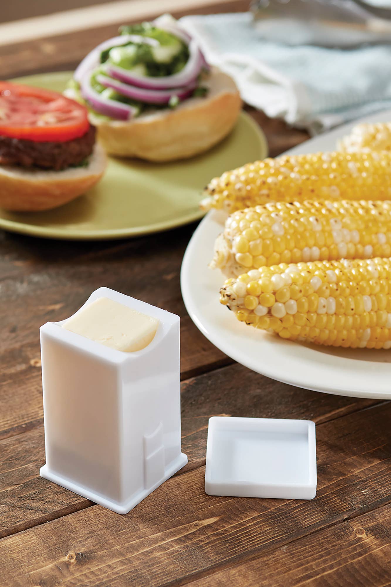 Fox Run Brands - Fox Run Butter Spreader with Built-In Cover, 2" x 3.25"