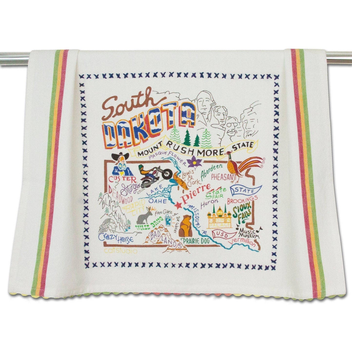 catstudio - South Dakota Dish Towel