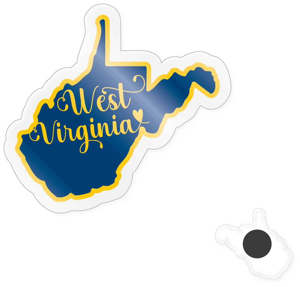 Morris Magnets - Magnet - West Virginia Heart State