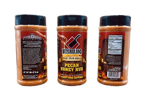 Butcher BBQ Inc - Honey Rub Pecan Flavor-Taste the Pecan with the Sweet Honey