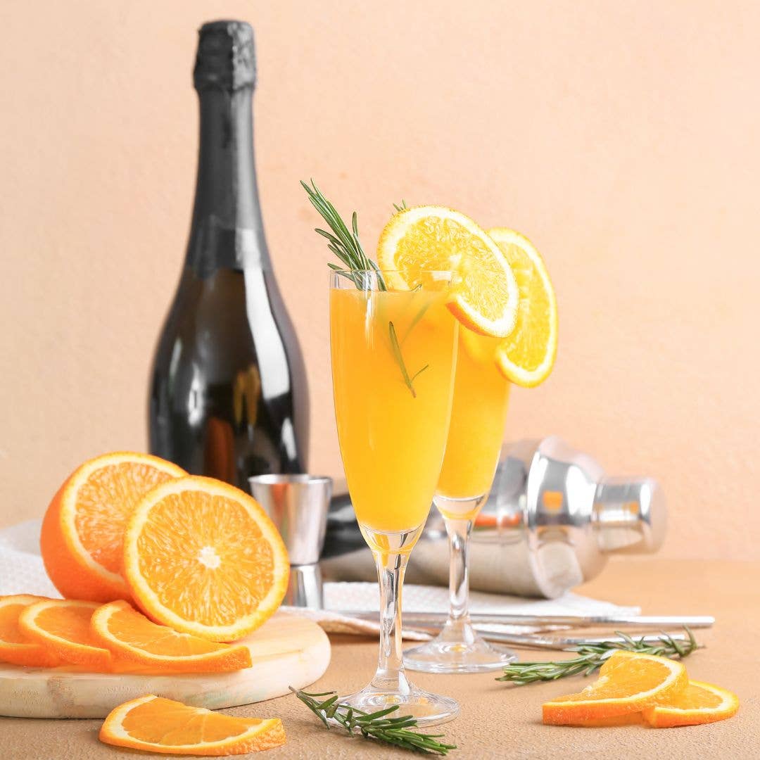 Wood Stove Kitchen - Mimosa Mixer w/ Tangerine & Mango for Cocktails and Mocktails, 16 fl oz