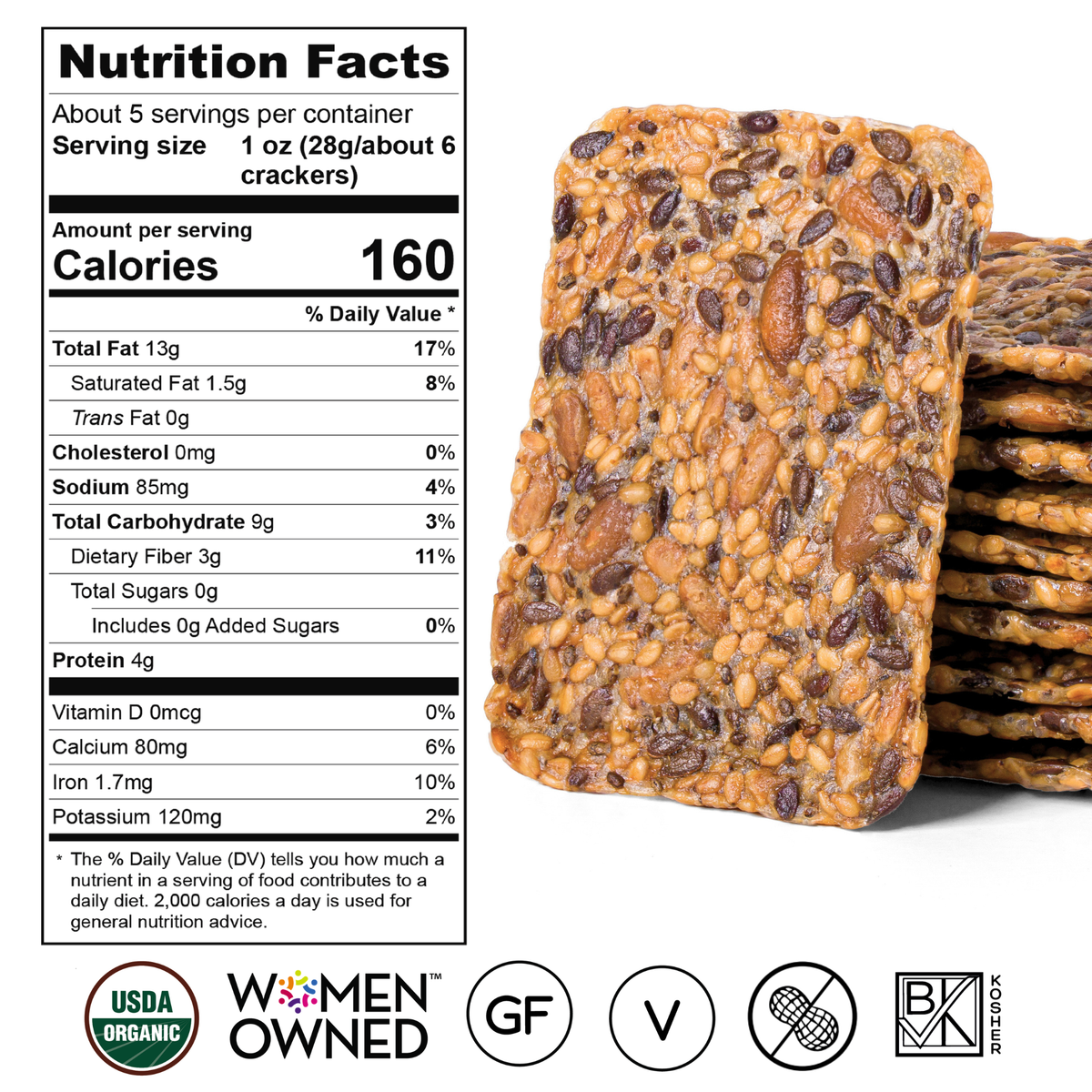 Top Seedz - 6-Seed Crackers- 5oz