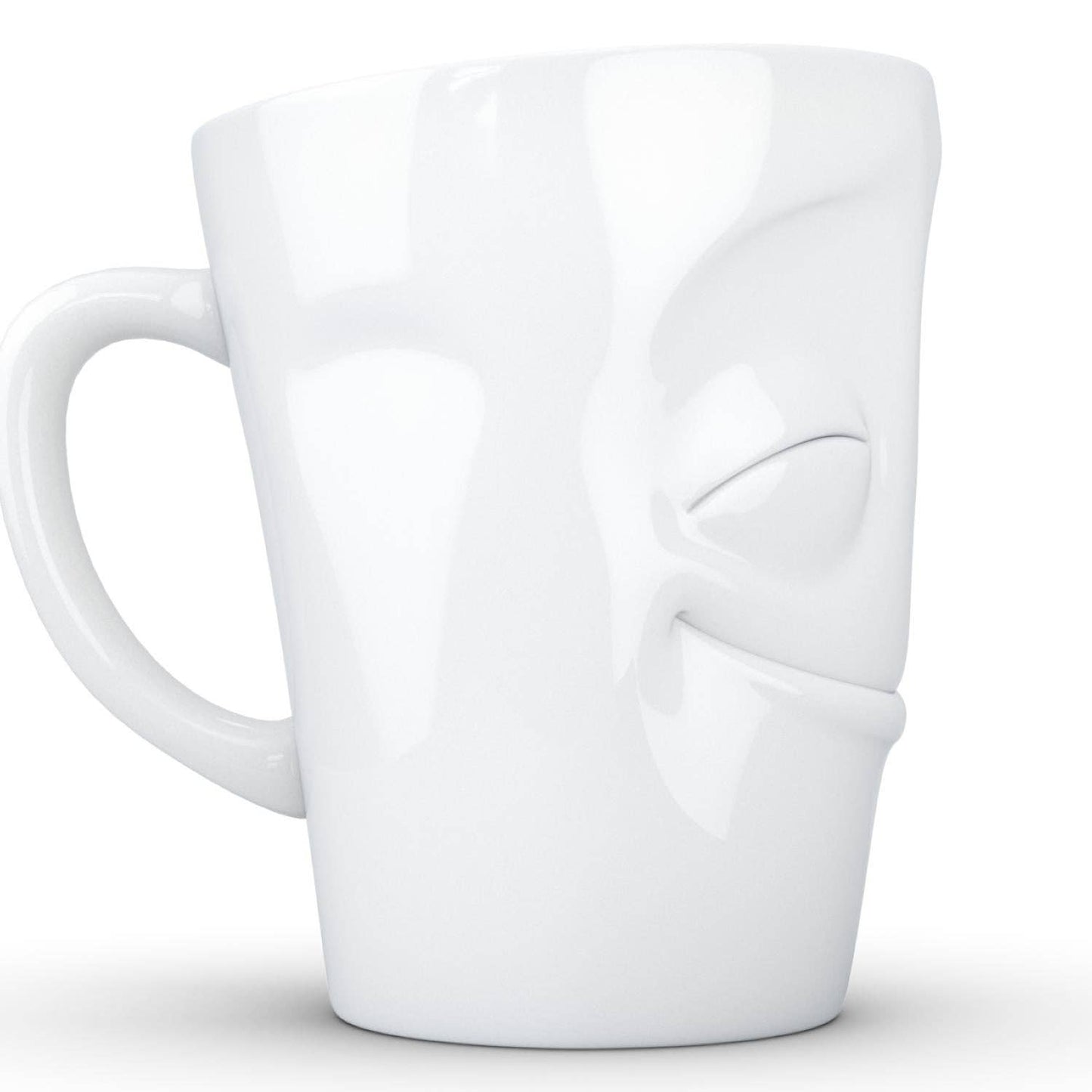 Coffee Mug with Handle, Cheery Face