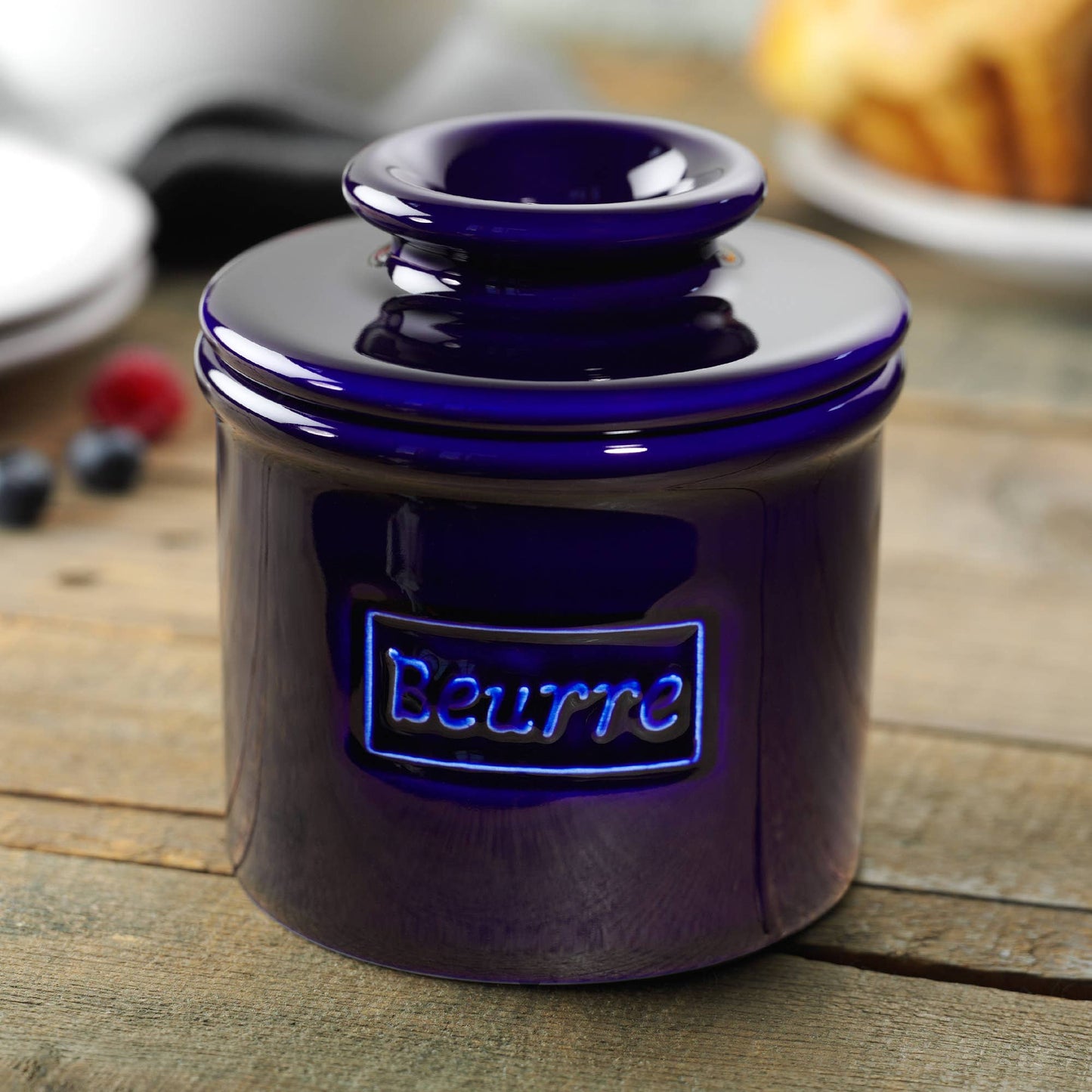 The Original Butter Bell® Crock - The Original Butter Bell® Crock - Cafe Cobalt Blue