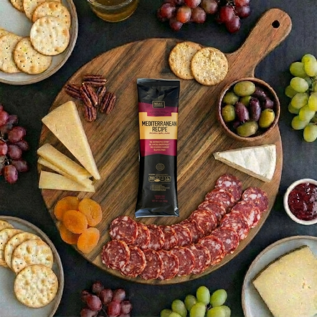 MeatCrafters Inc. - Cured Mediterranean Pork Salami, Artisan, 5oz x12